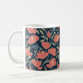 Taza De Café Flor de brisa coral
