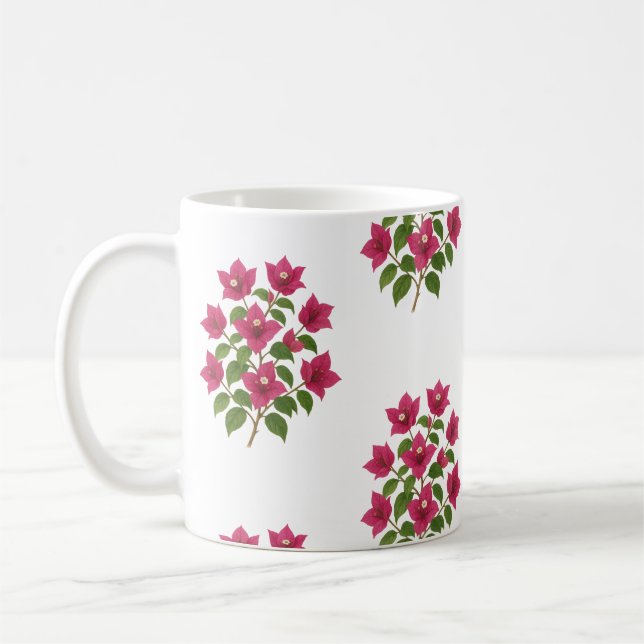 Taza De Café Flor de buganvillas (Izquierda)