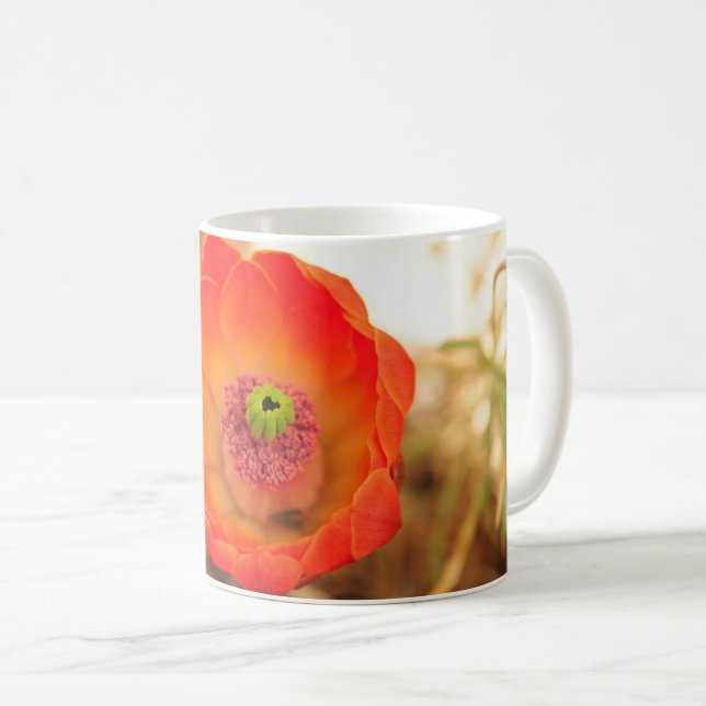 Taza De Café Flor de Cactus (Anverso derecho)