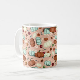Taza De Café Flor de calabaza de otoño