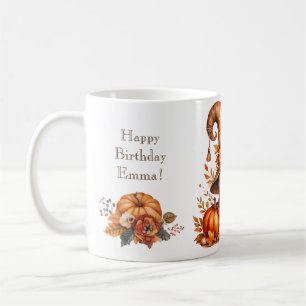 Taza De Café Flor de calabaza Flor de flores silvestres color d