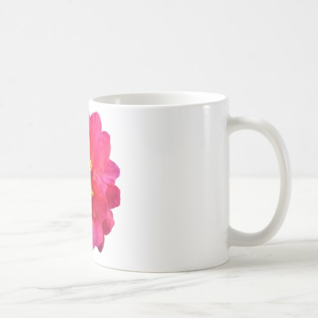 Taza De Café flor de camellia rosa (Derecha)