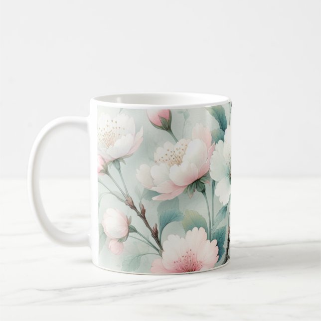Taza De Café Flor de Cerezo (Izquierda)