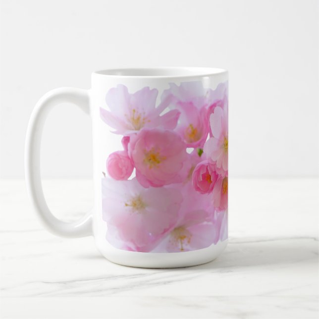 Taza De Café Flor de cerezo Mug (Izquierda)
