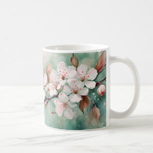 Taza De Café Flor de cerezo rosa