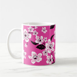 TAZA DE CAFÉ FLOR DE CEREZO - SAKURA (ROSA)