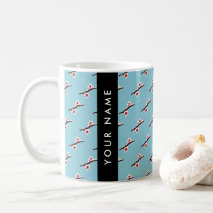 Taza De Café Flor de Cerezo, Sakura Rosa, Tu Nombre