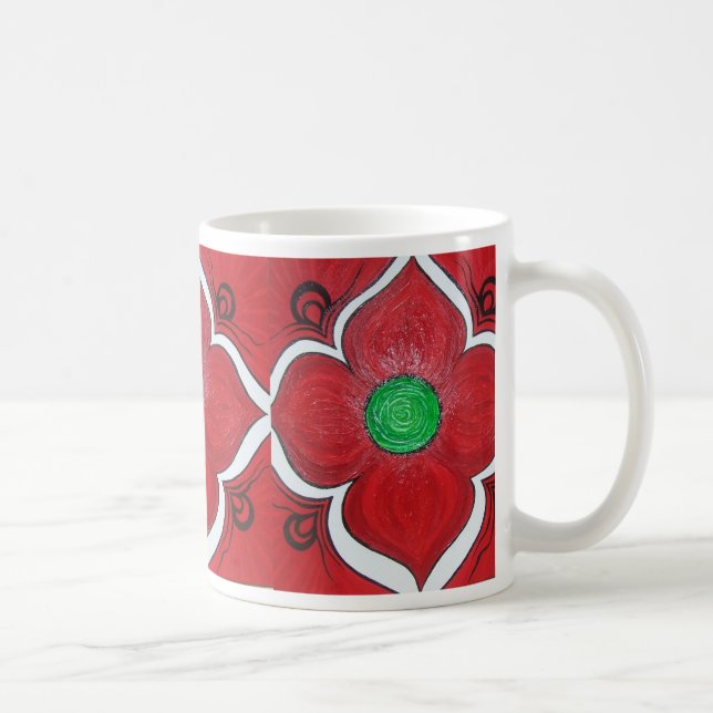 Taza De Café Flor de Chakra Lotus de la raíz (Derecha)