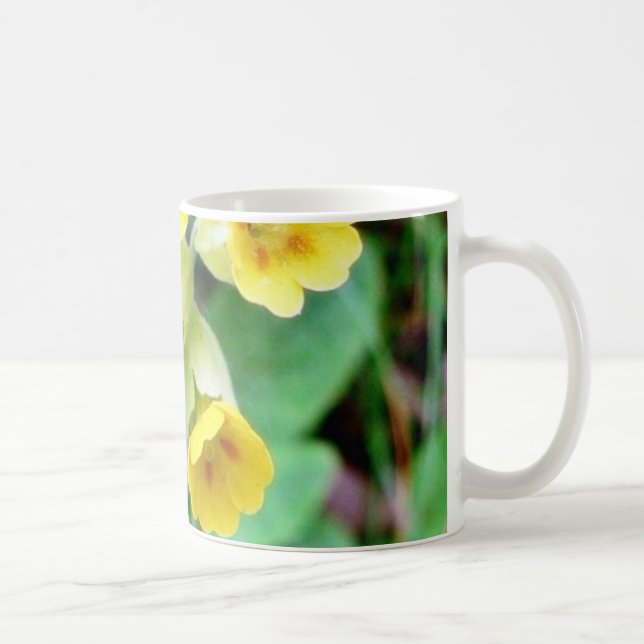 Taza De Café Flor de Cowslip (Derecha)