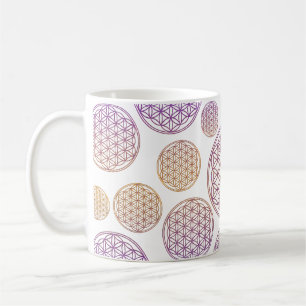 Taza De Café Flor de DES Lebens de la vida/de Blume - modele la