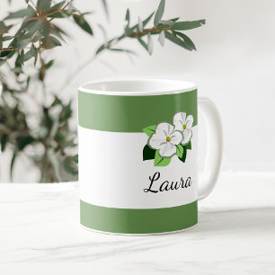Taza De Café Flor De Dogwood Con Nombres De Café Mugs