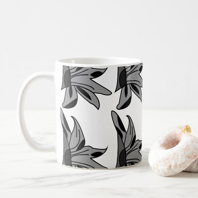 Taza De Café Flor de flores silvestres (Con donut)
