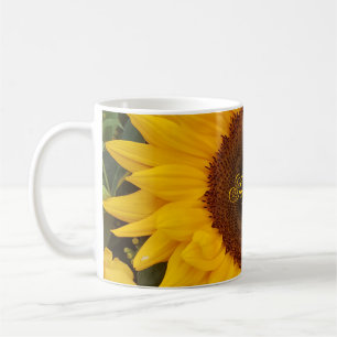 Taza De Café Flor de girasol Flor Fotografía Floral Mug