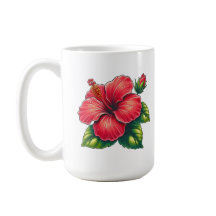 Flor de Hibiscus Gran cerámica clásica