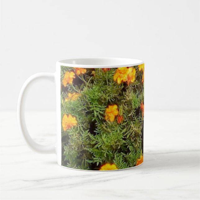 Taza De Café Flor de jardín de primavera (Izquierda)