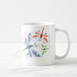 Taza De Café flor de la libélula