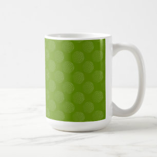 Taza De Café Flor de la Vida / Blume des Lebens - patrón verde
