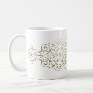 Taza De Café Flor de la vida / Blume des Lebens - X vintage