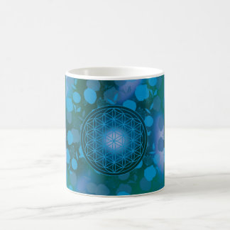 Taza De Café flor de la vida, chakra,zen,geometría sagrada,