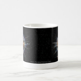 Taza De Café Flor de la vida en la tierra