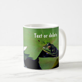 Taza De Café Flor De Lirio De Rana Y Agua Personalizada