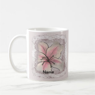 Taza De Café Flor de lirio emergente