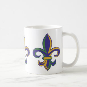Taza De Café Flor de lis del carnaval del OPUS