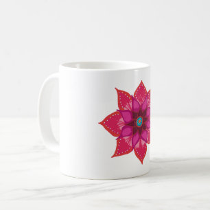 Taza De Café Flor de Mandala White 325 Classic White Mug
