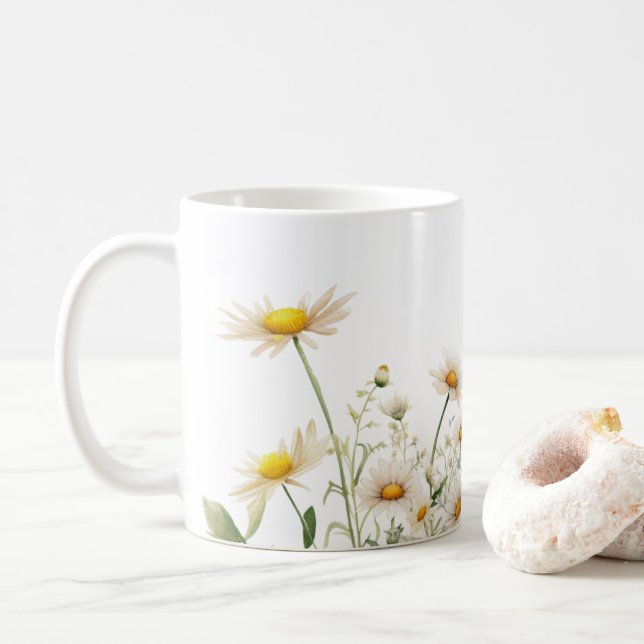 Taza De Café Flor de marea acuática (Con donut)