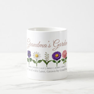Taza De Café Flor de nacimiento personalizada al estilo de croc