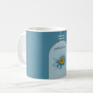 Taza De Café Flor de Nacimiento Personalizada Mes Julio Lirio d