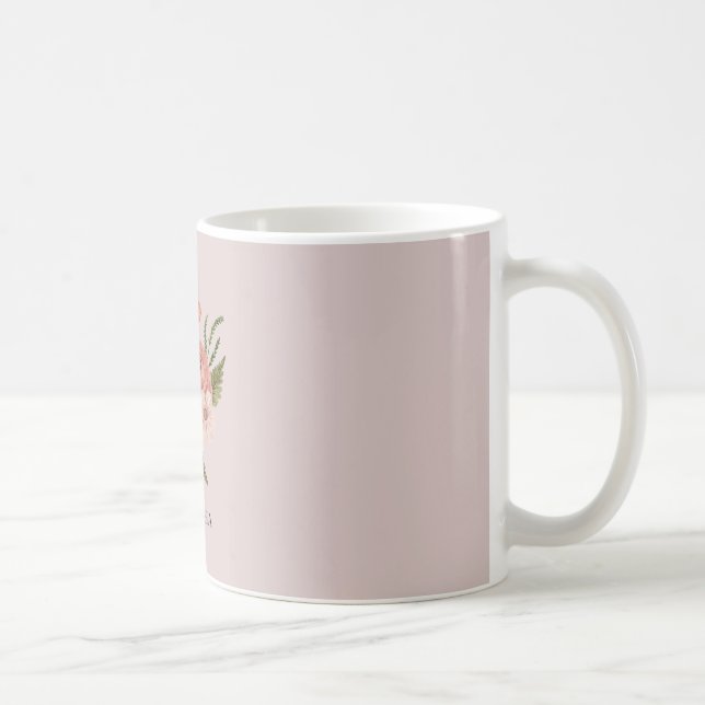 Taza De Café Flor de Pinky (Derecha)