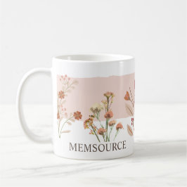 Taza De Café Flor de primavera nombre personal Té