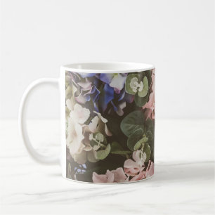Taza De Café Flor de ramo, filtro vintage, bello grupo trasero