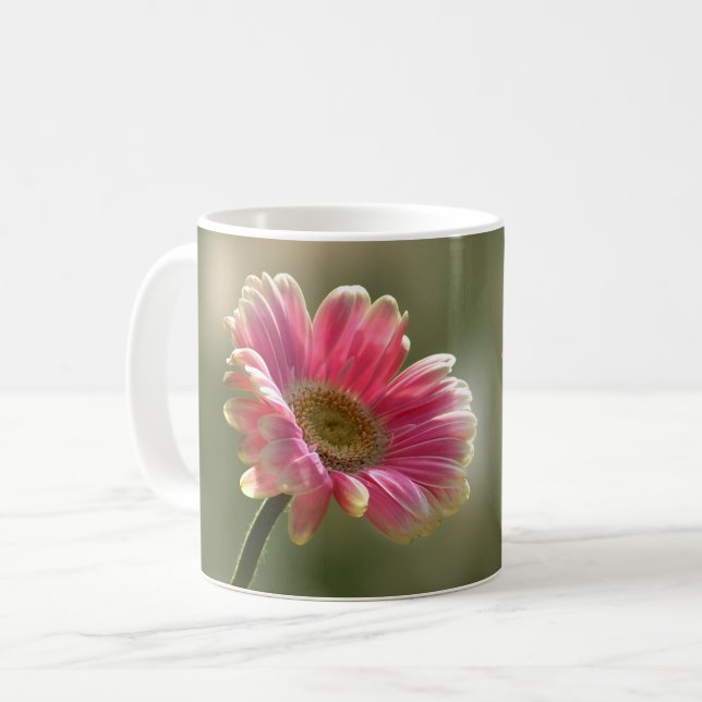 Taza De Café Flor de rosa (Anverso izquierdo)