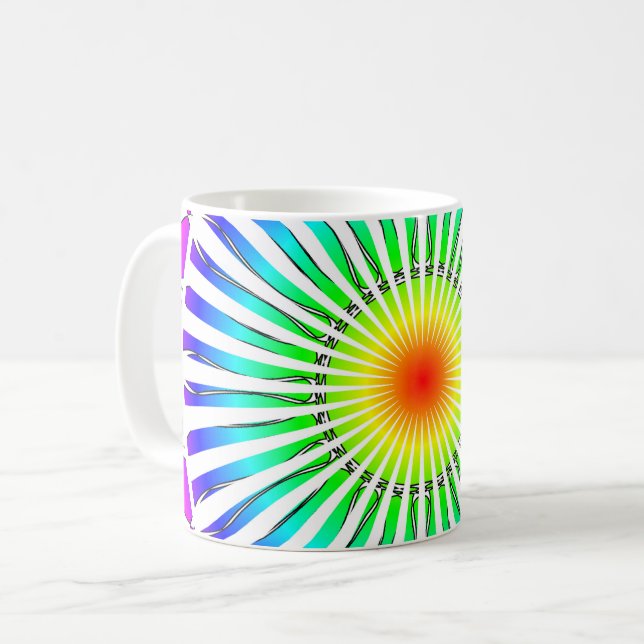 Taza De Café Flor de verano (Anverso izquierdo)