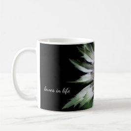 Taza De Café Flor de verano blanca