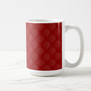 Taza De Café Flor de vida / Blume des Lebens - patrón rojo