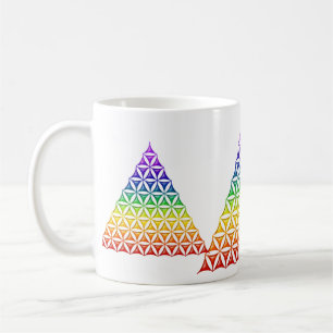 Taza De Café Flor de vida / Blume des Lebens - piramide chakra