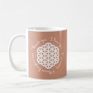 Taza De Café Flor de vida Ho'oponopono