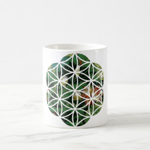 Taza De Café Flor de vida Lotus
