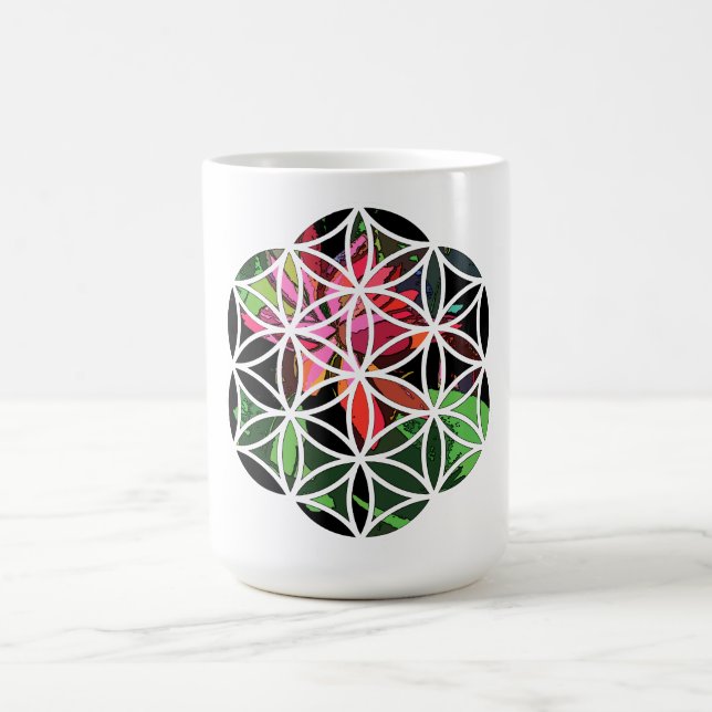 Taza De Café Flor de vida Lotus (Centro)