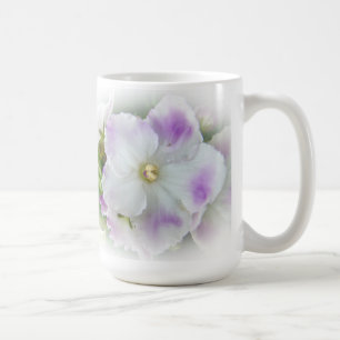 Taza De Café Flor de Violeta Africana