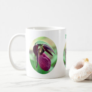 Taza De Café Flor deslizada rosa Lady personalizada