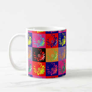 Taza De Café Flor en el diseño de la pared + tus ideas