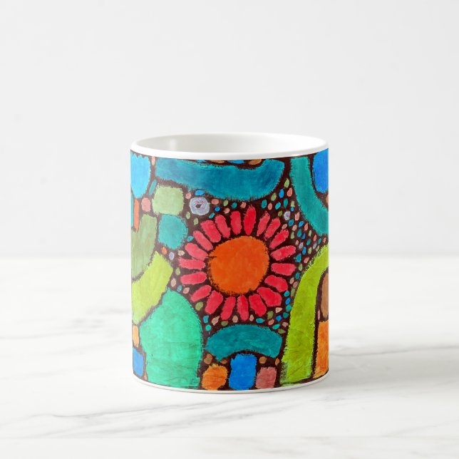 Taza De Café Flor en el valle, Klee (Centro)