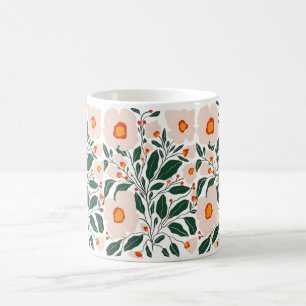 Taza de café Flor estética
