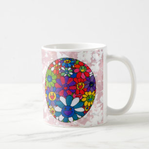 Taza De Café Flor estilo Peter Max vintage Mug
