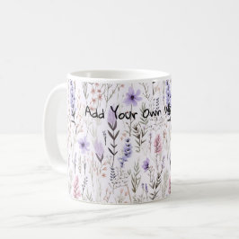 Taza De Café Flor flor acuarela regalos amante de café