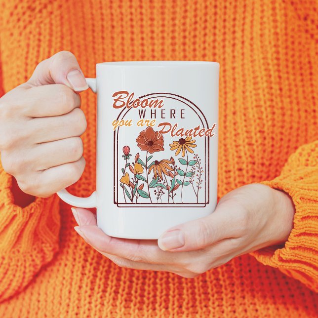 Taza De Café Flor Flora Silvestre Floral (Subido por el creador)
